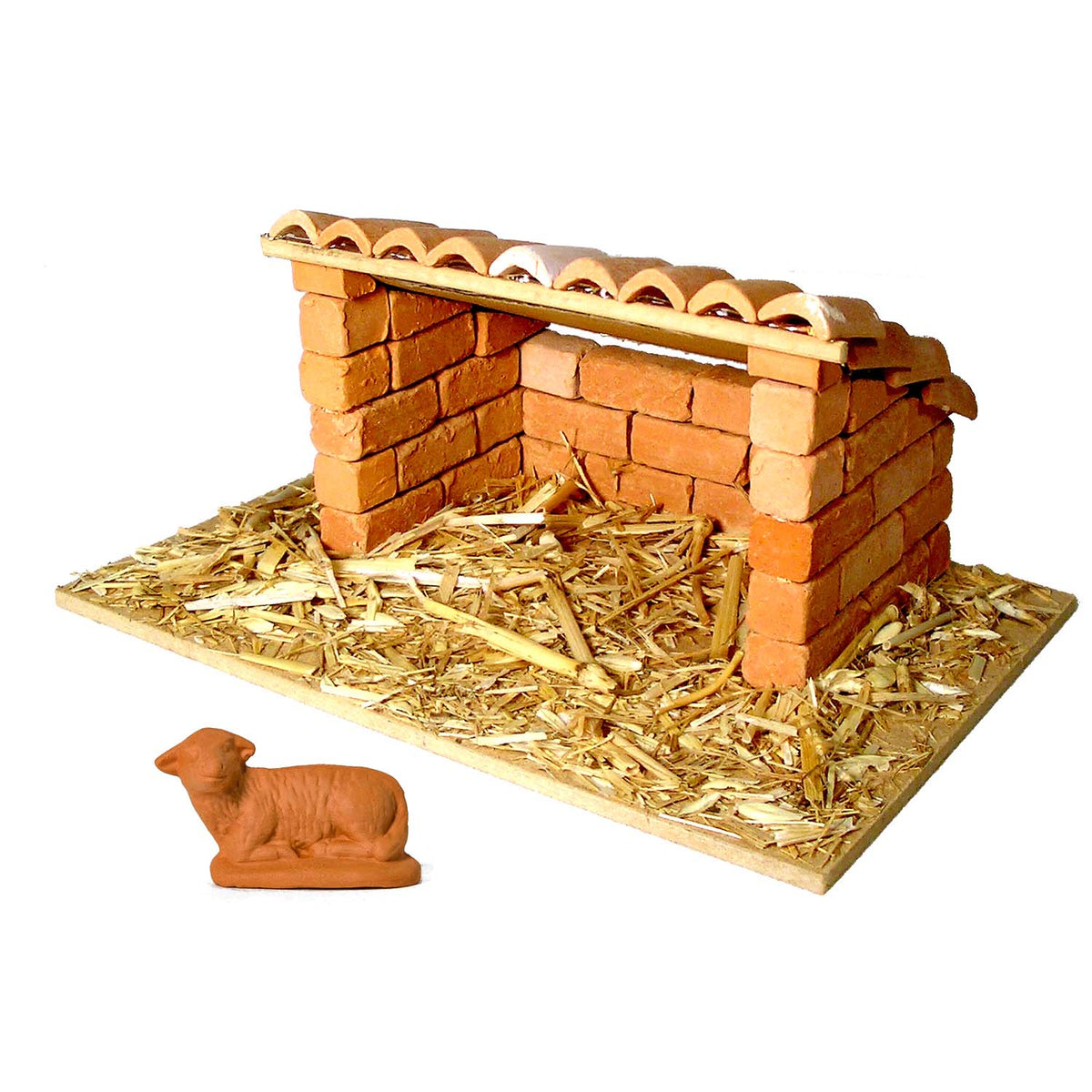 Kit à construire La bergerie et son mouton MEDIAS CULTURE ET PATRIMOINE