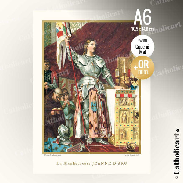 carte saint jeanne d'arc jehanne catholicart