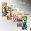 Prières Catholiques - Lot de 5 Cartes de prières