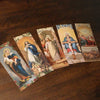 Prières Catholiques - Lot de 5 Cartes de prières