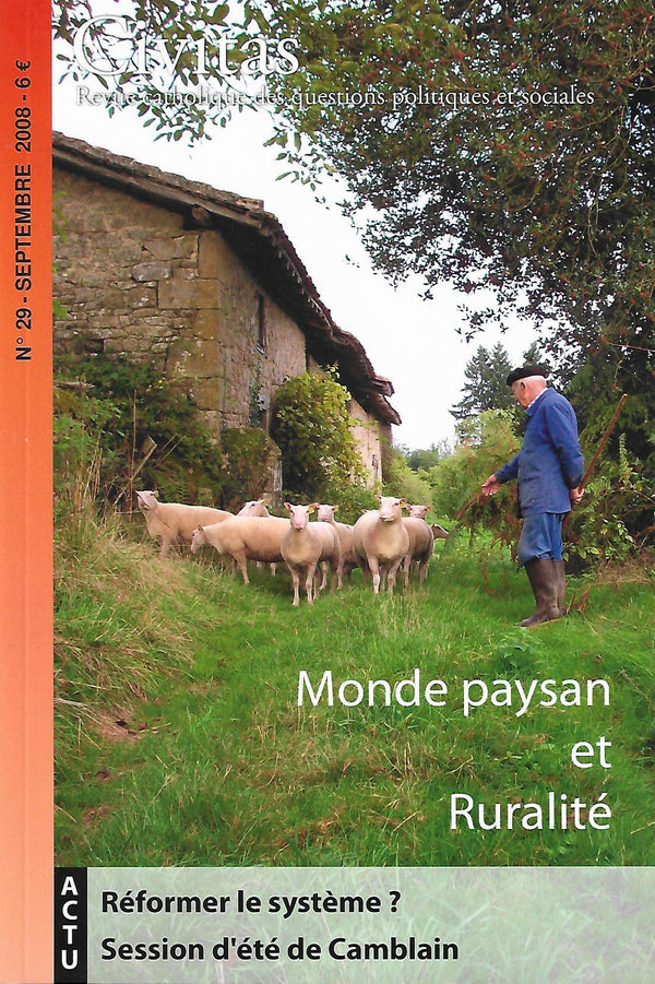 Revue 29: Monde paysan et ruralité