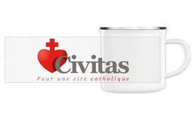 Tasse émaillée - Civitas modèle 1