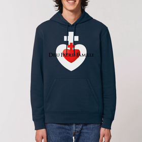 Sweat à capuche - Dieu Patrie Famille - modèle 2