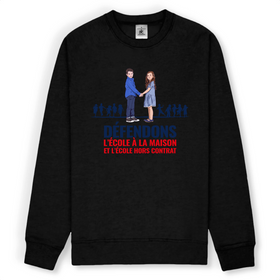 Sweat-shirt - Défendons l'école modèle 2