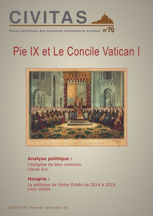 Revue 70: Pie IX et Le Concile Vatican I