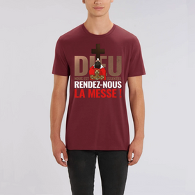 T-SHIRT - Rendez-nous la messe - impression face